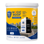 Magic Tank Advance heat reflective coating applied on rooftop water tank for reducing heat absorption and keeping water cooler.
