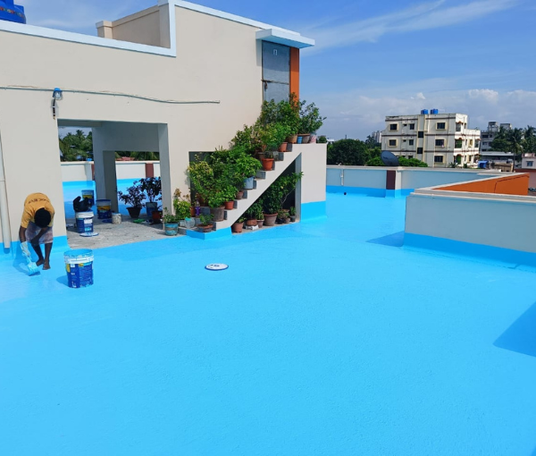 Roof waterproofing work in Kolkata by Magic Roof experts